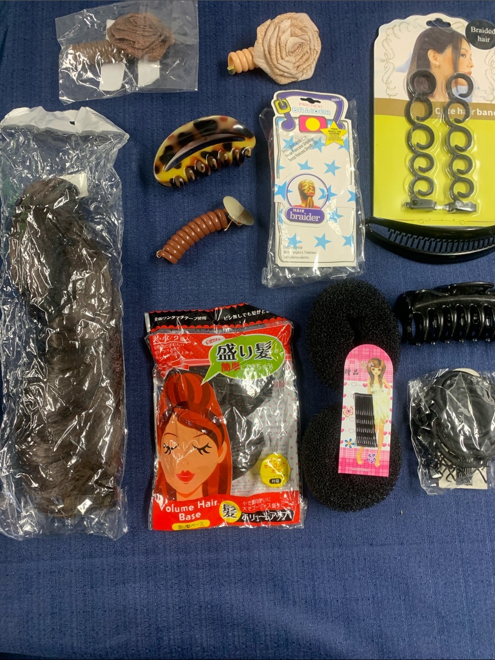 Assorted Women’s Hair Styling Set - Black & Brown